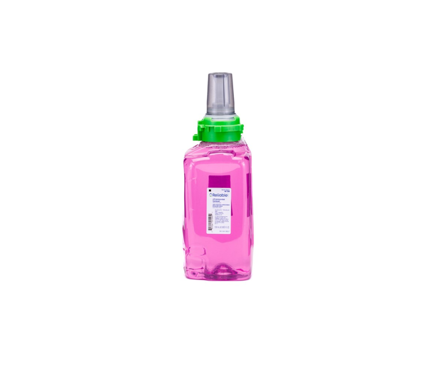 Reliable Brand® Purple Citrus Floral Scent Antimicrobial Foam Hand Soap (1250 ml., 3 Bottles/CS)